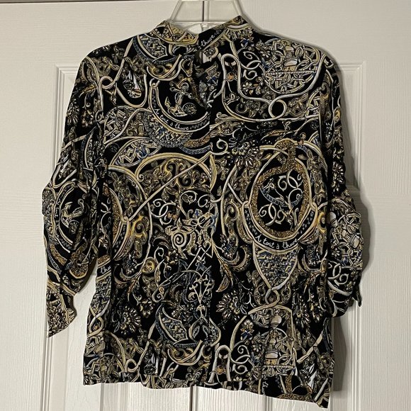 Womens' 3/4 Sleeves Top - Picture 4 of 9